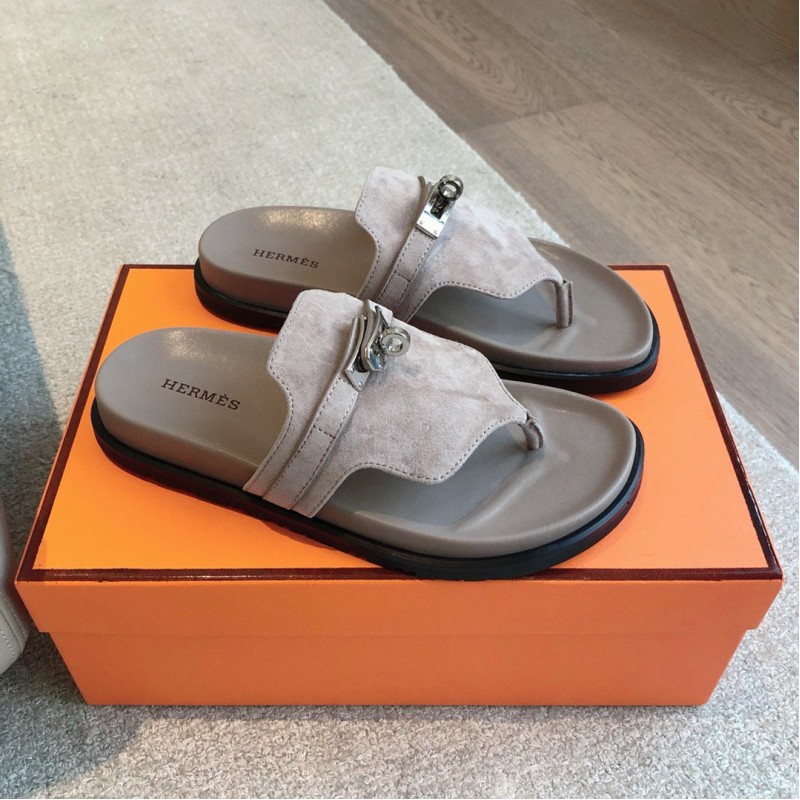 Hermes Eclair Slippers