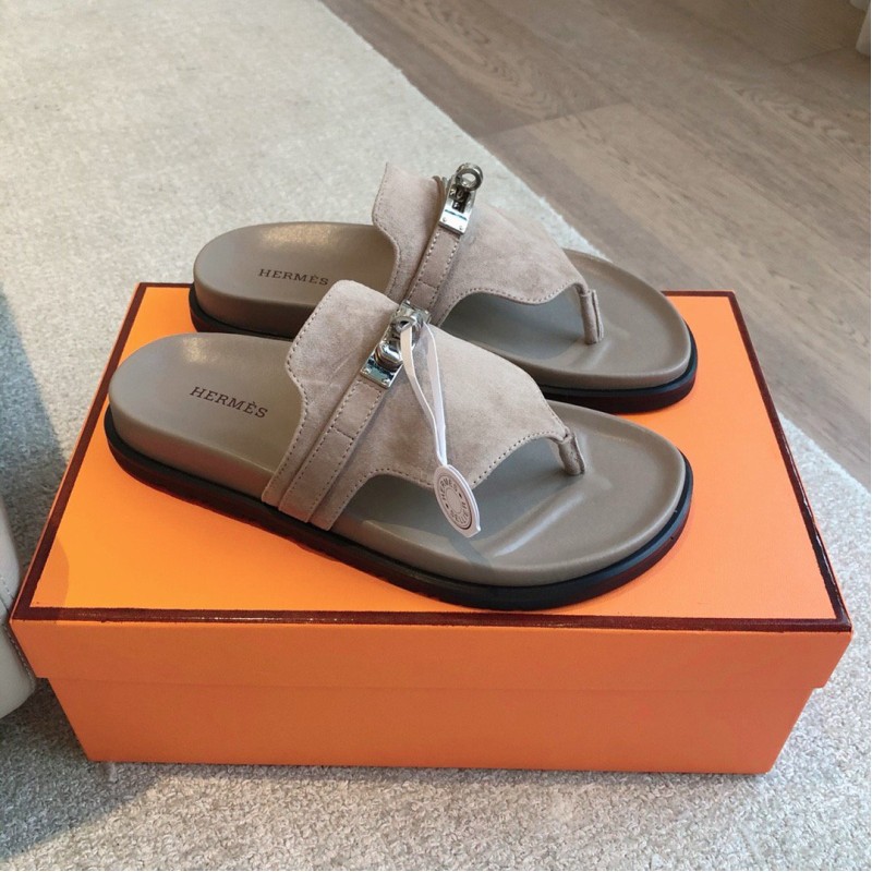 Hermes Eclair Slippers