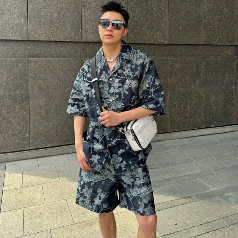 LV Unisex Denim Shorts