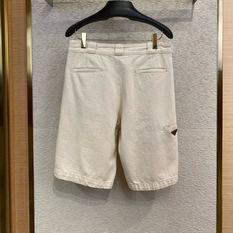 Prada Unisex Denim Shorts