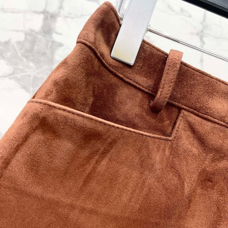 YSL Leather Shorts