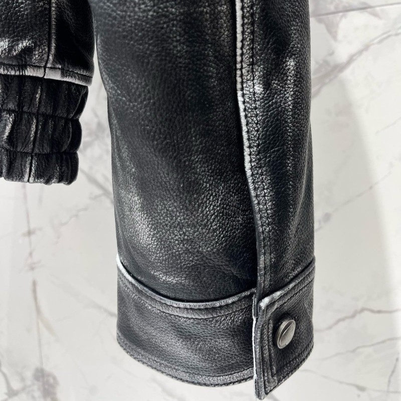 YSL Unisex Leather Jacket