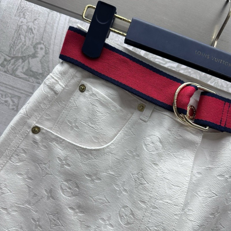 LV Denim Skirts