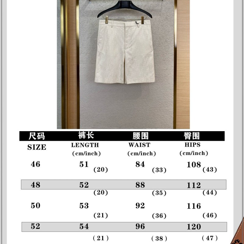Fendi Unisex Shorts