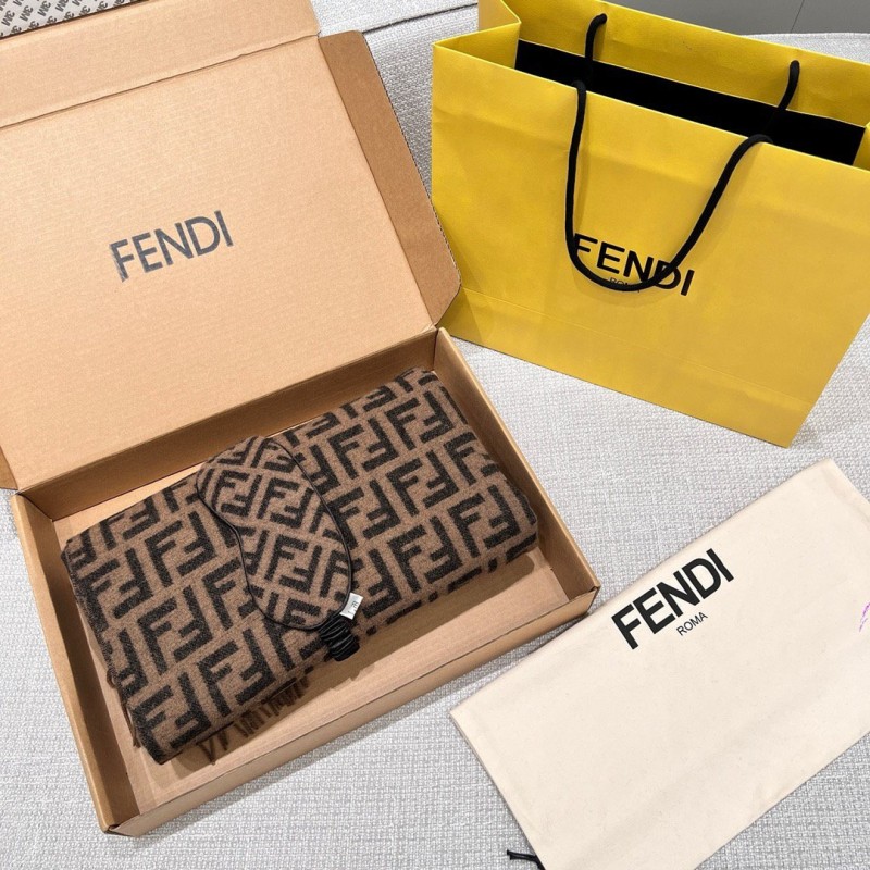 Fendi Blanket & Eye Mask