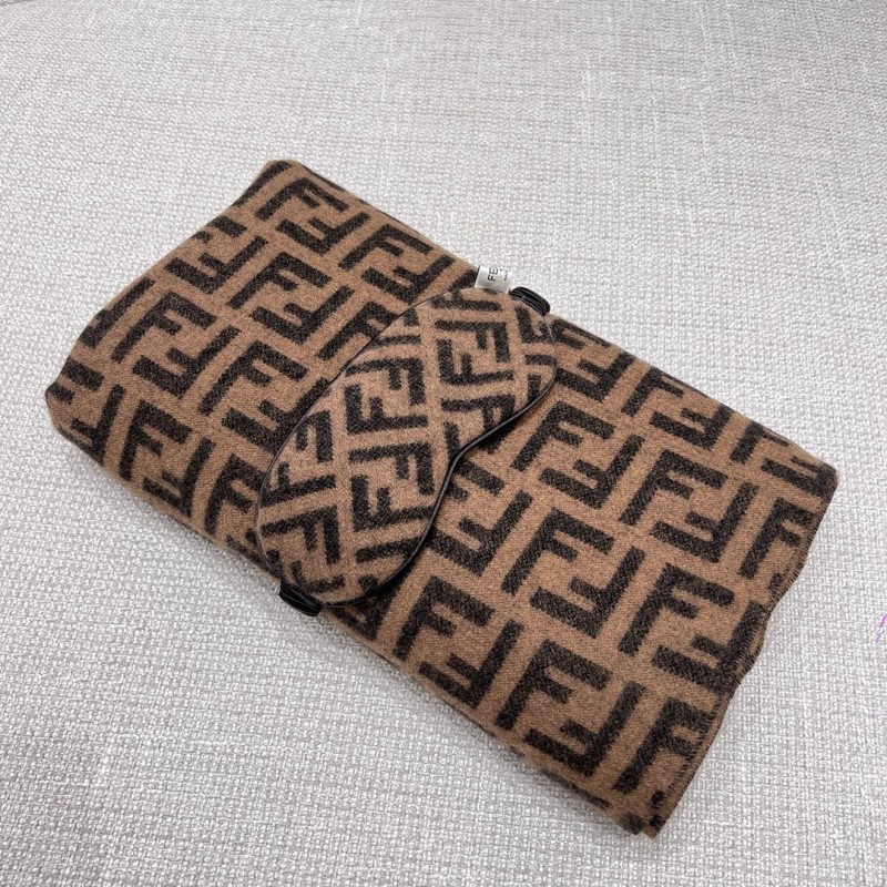 Fendi Blanket & Eye Mask