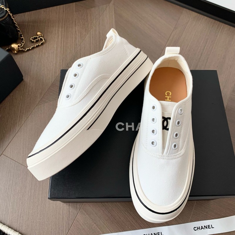 Chanel Canvas Shoes
