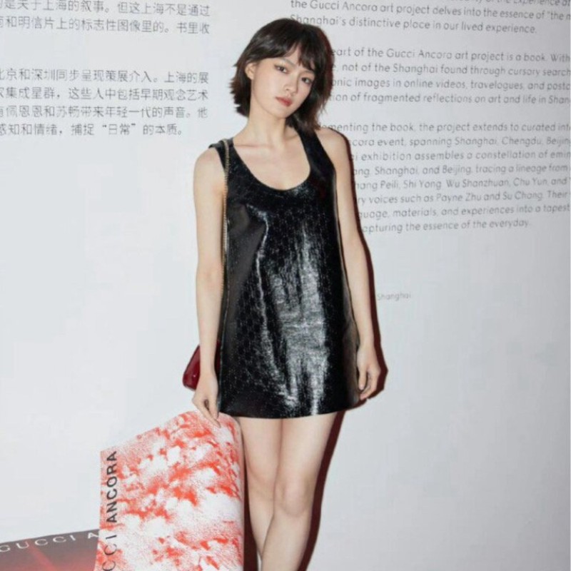 Gucci Leather Dress