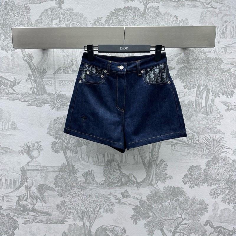 Dior Denim Vest & Shorts