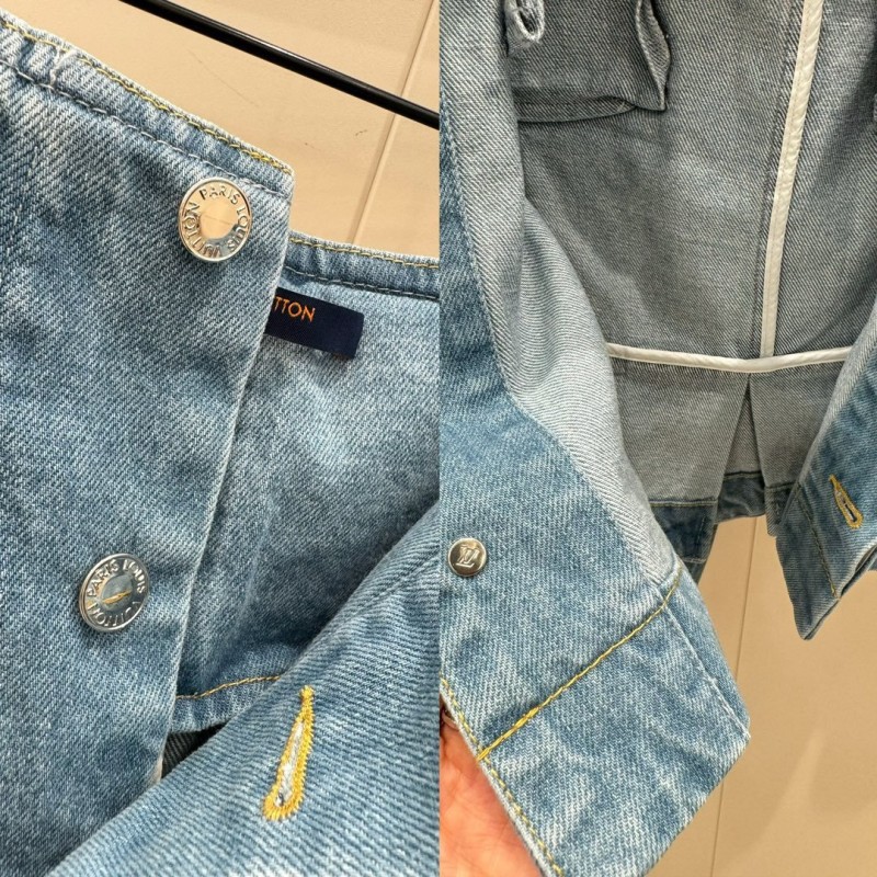 LV Denim Skirts