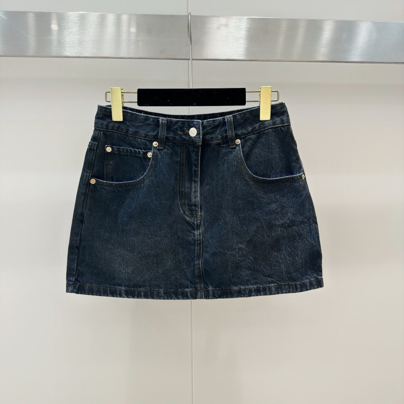 LV Denim Skirts