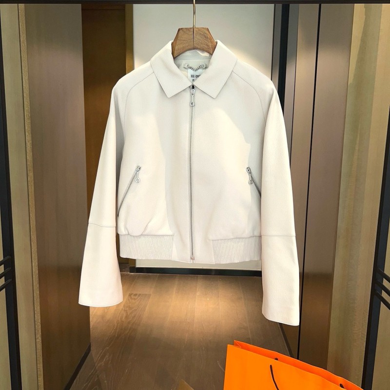 Hermes Unisex Leather Jacket