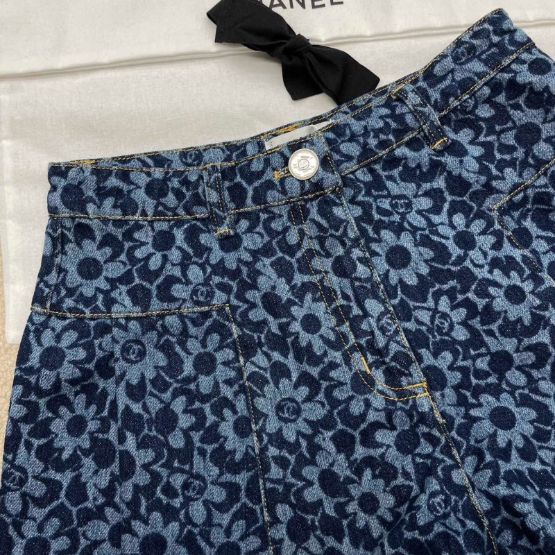 Chanel Denim Shorts