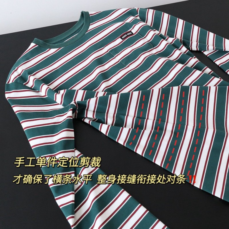 MiuMiu Unisex Long Sleeves Tee