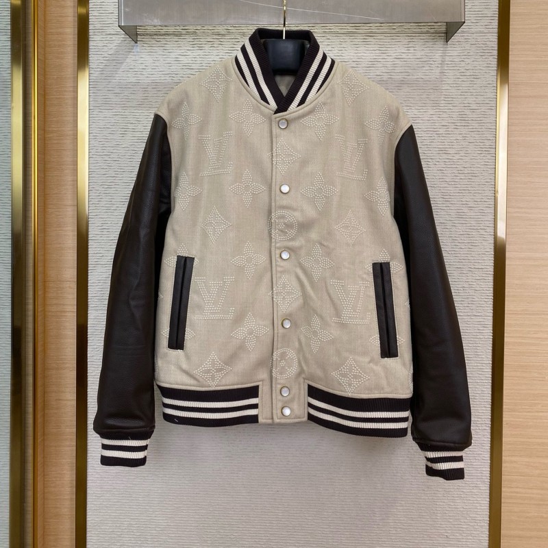 LV Unisex Leather Jacket