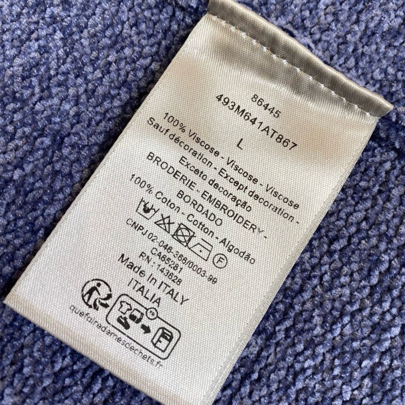 Dior Unisex Turtleneck Long Sleeves Shirt