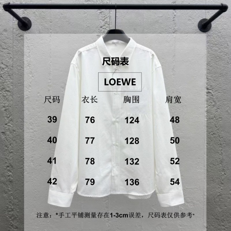 Loewe Unisex Long Sleeves Shirt