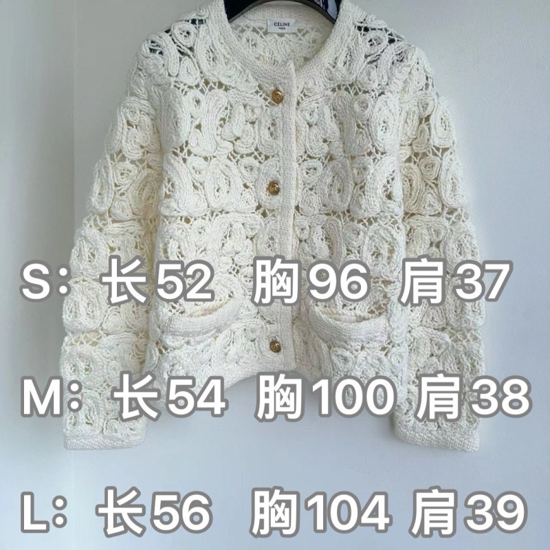 Celine Wool Knit Cardigan