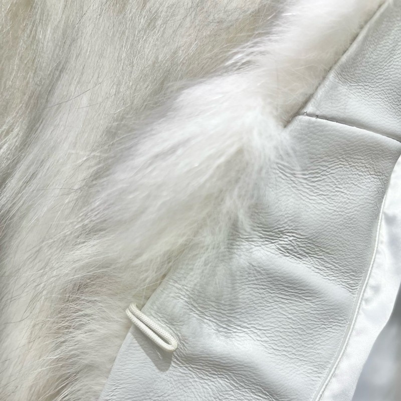 YSL Fox Fur Coat