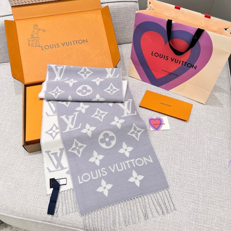 LV Long Scarf & Bennie Hat