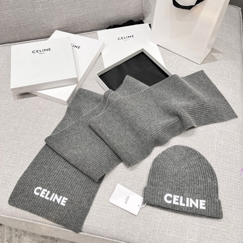 Celine Long Scarf & Bennie Hat