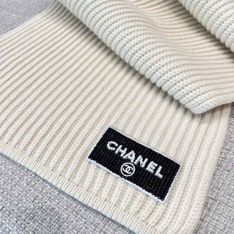 Chanel Long Scarf & Bennie Hat