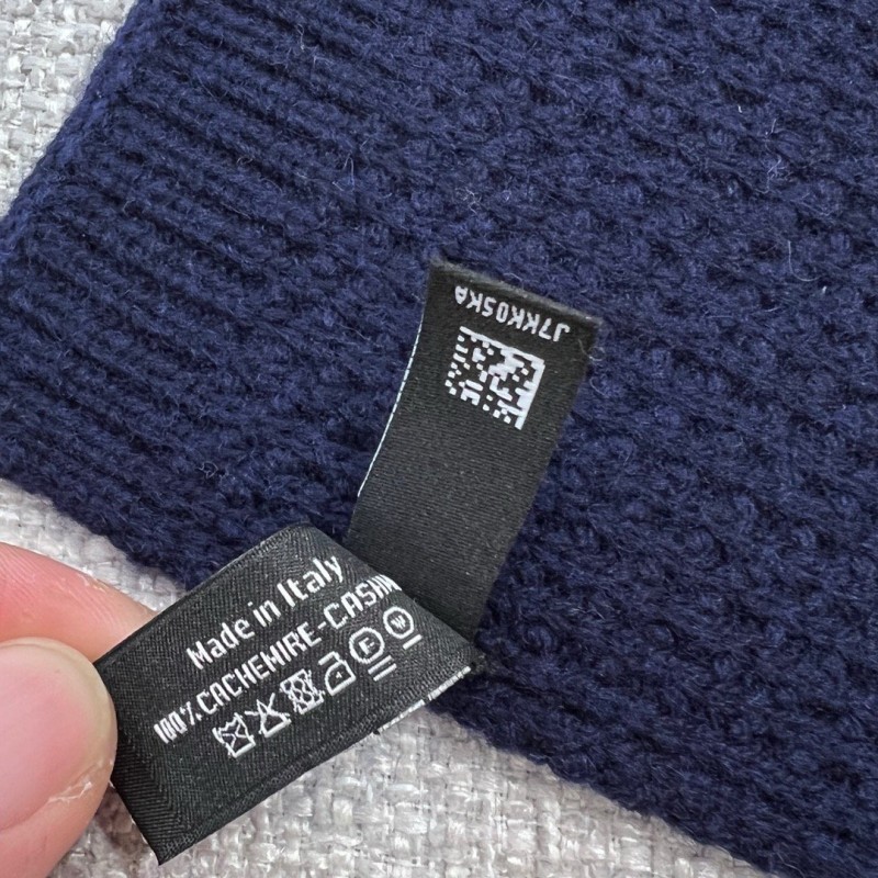 Chanel Long Scarf & Bennie Hat