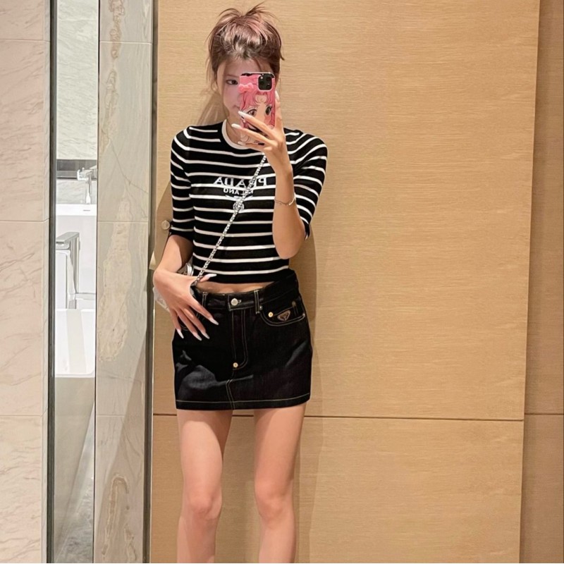 Prada Denim Skirts