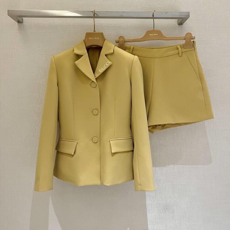 Gucci Coat & Shorts