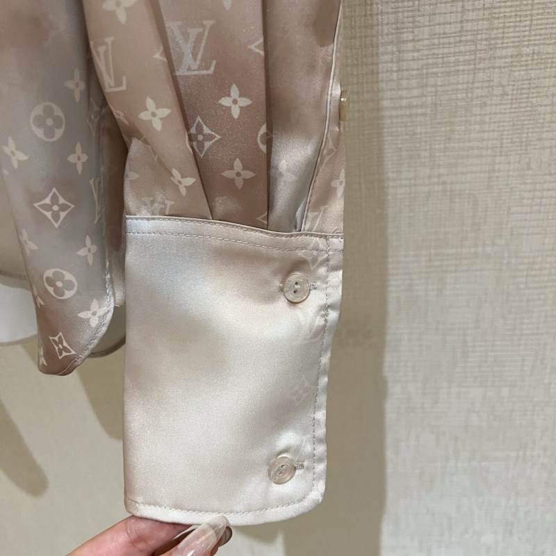 LV Long Sleeves Shirt & Skirts