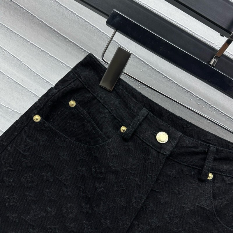 LV Denim Shorts