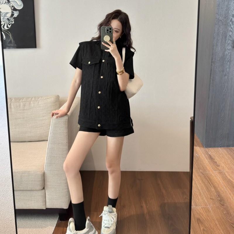 LV Denim Shorts