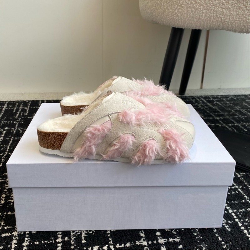 Celine Fur Sandals