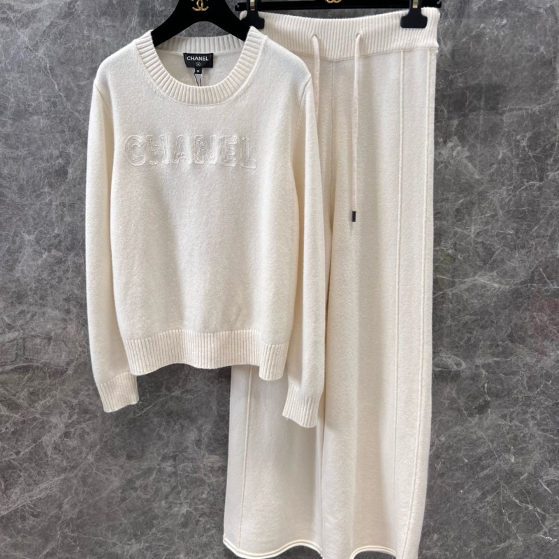Chanel Wool Sweater & Pants Set