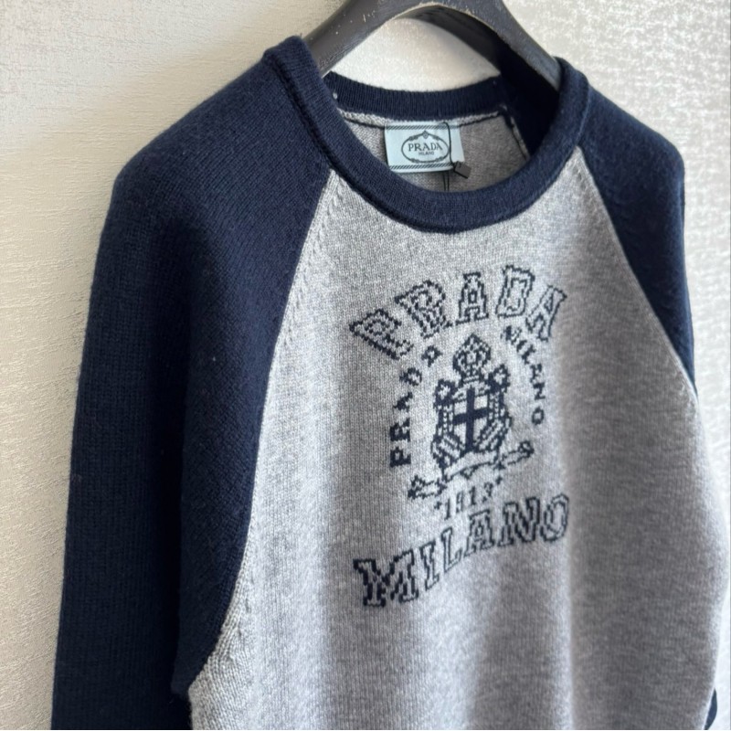 Prada Wool Long Sleeves Tee