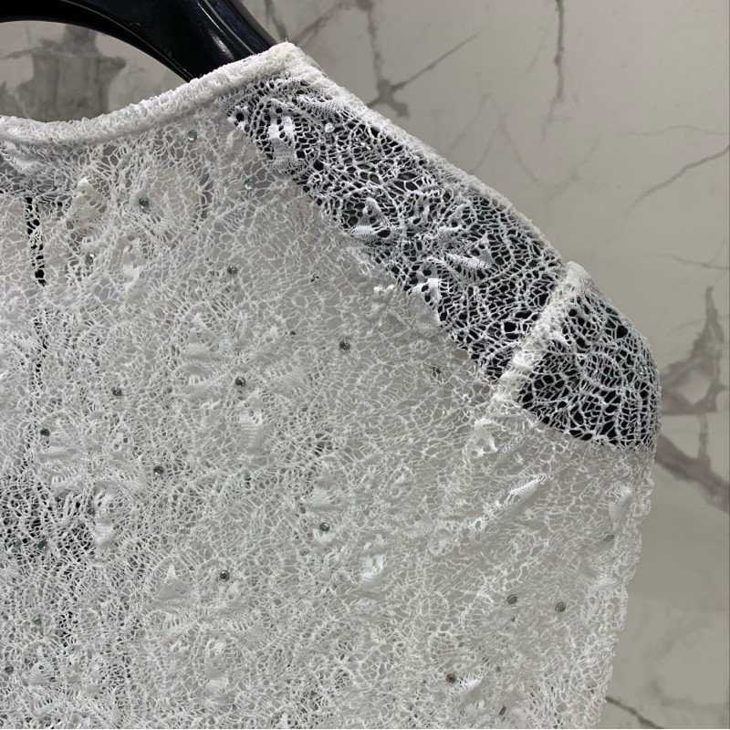 YSL Lace Long Sleeves Tee
