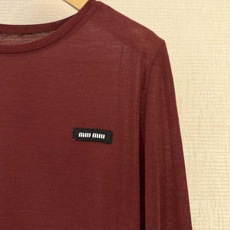 MiuMiu Long Sleeves Tee