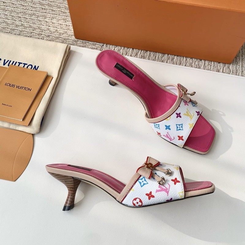 LV Heels Slippers