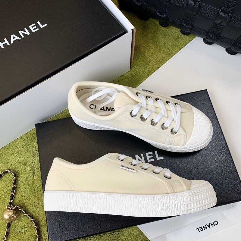 Chanel Canvas Shoes