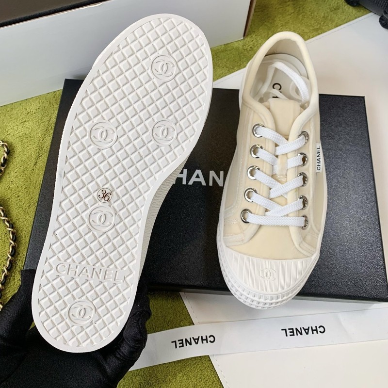 Chanel Canvas Shoes