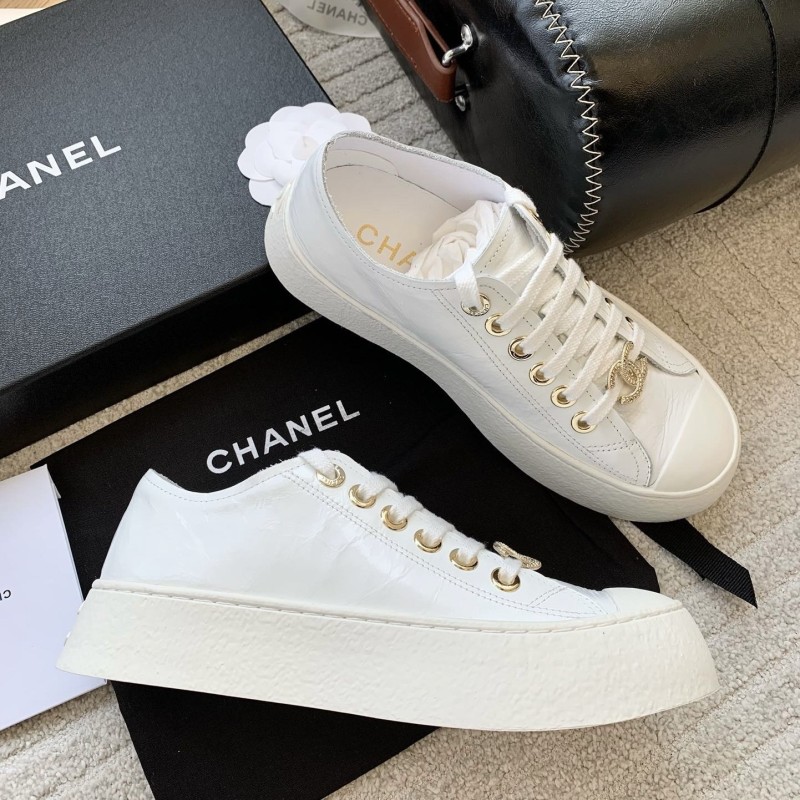 Chanel Canvas Shoes