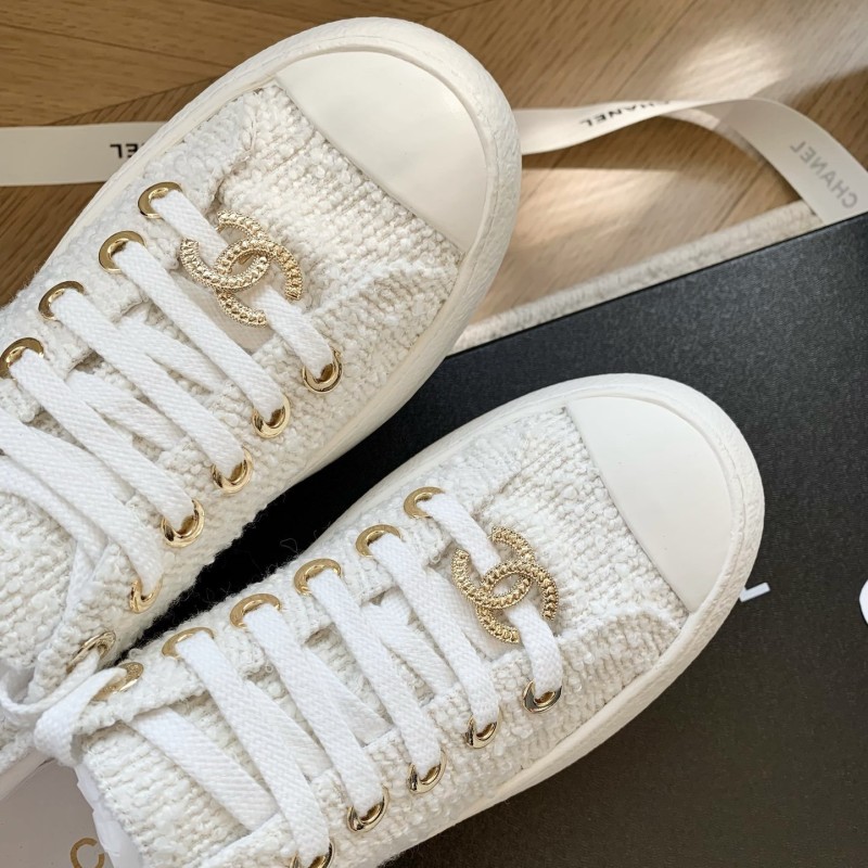 Chanel Canvas Shoes
