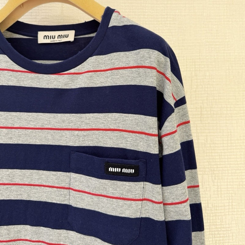 MiuMiu Unisex Long Sleeves Tee