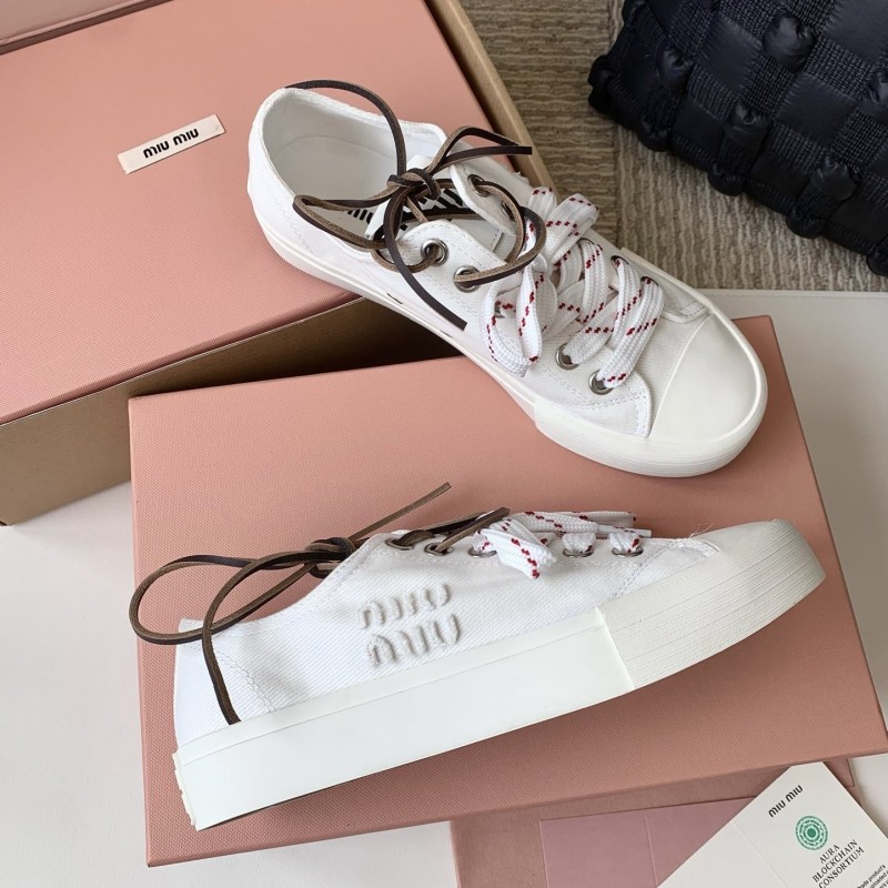 MiuMiu Canvas Shoes