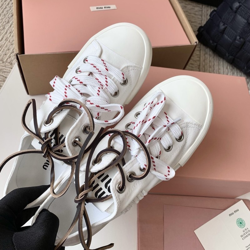 MiuMiu Canvas Shoes