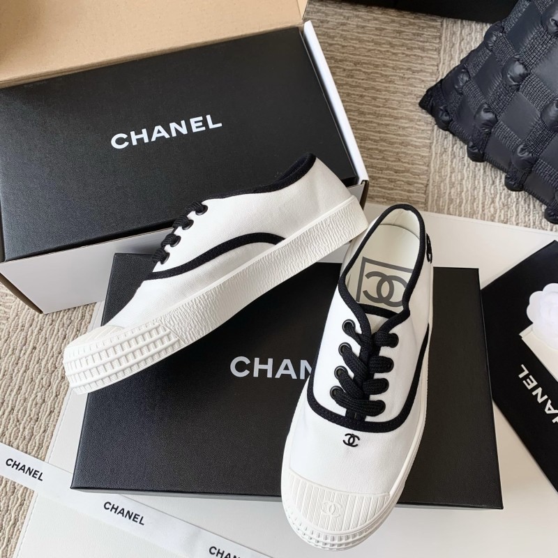 Chanel Canvas Shoes