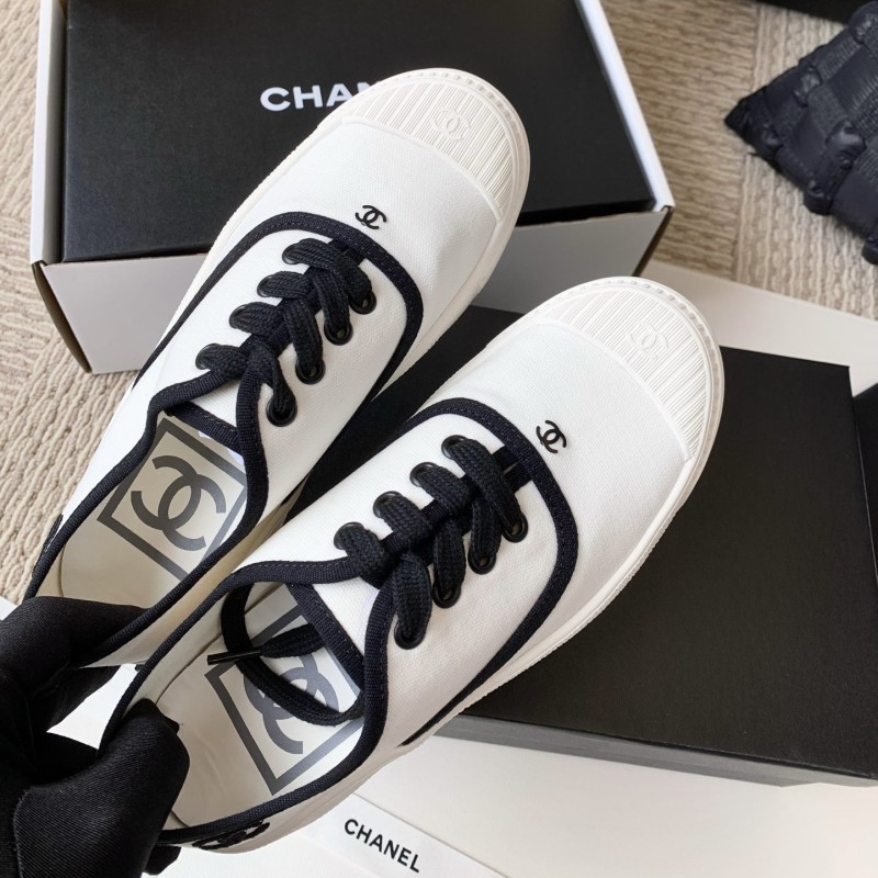 Chanel Canvas Shoes