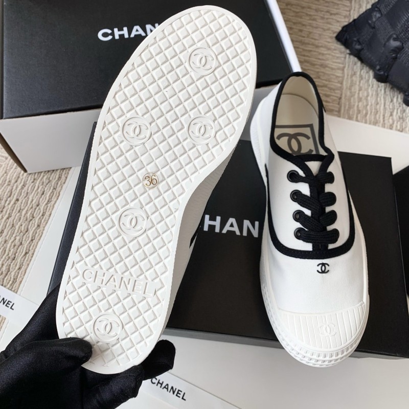 Chanel Canvas Shoes