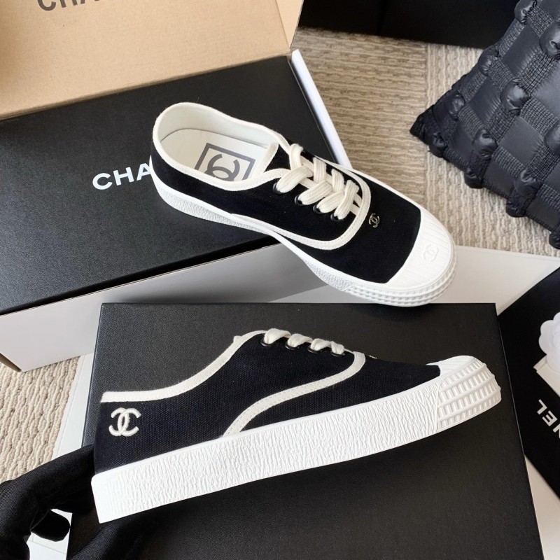 Chanel Canvas Shoes