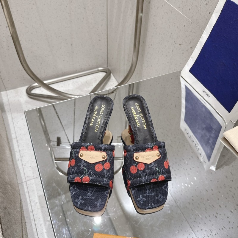 LV Heels Sandals
